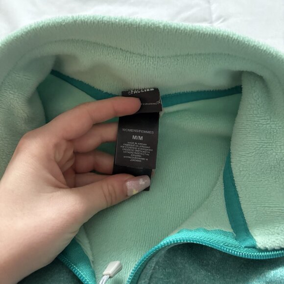 THE NORTH FACE Jacket Womens Size Medium Green Fleece Lined Winter Outdoor - Picture 8 of 10